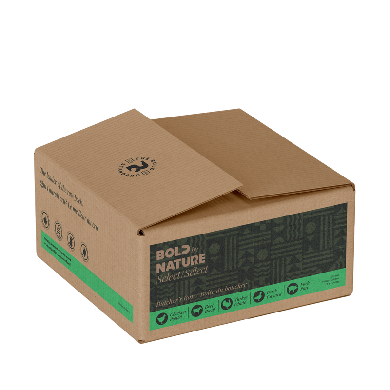 BOLD BY NATURE - The Works Butcher's Box Raw Dog Food