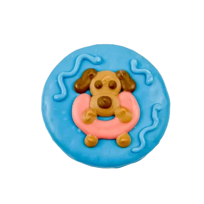 BOSCO &amp; ROXY'S - Pool Fur, Don't Care Summer Pool Pawty Handmade Cookie