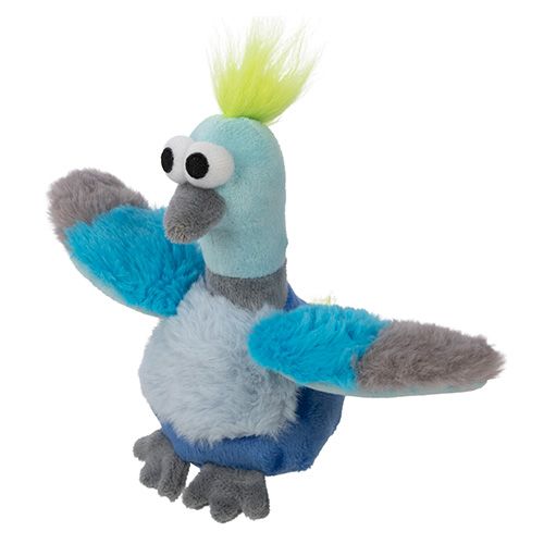 GODOG - Penny the Urban WildLife Pigeon Plush Dog Toy with Chew Guard Technology, Size: Small