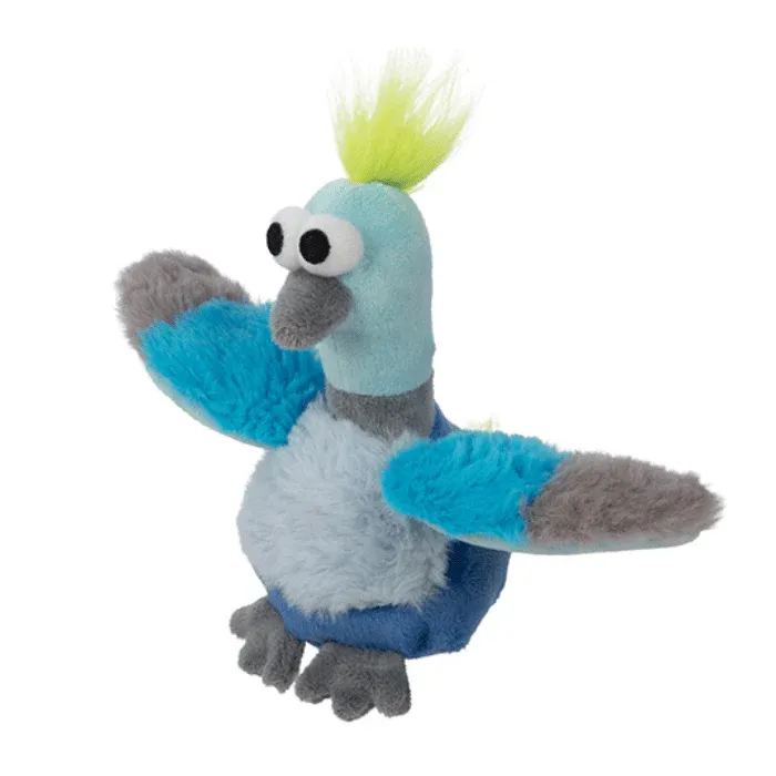 GODOG - Penny the Urban WildLife Pigeon Plush Dog Toy with Chew Guard Technology
