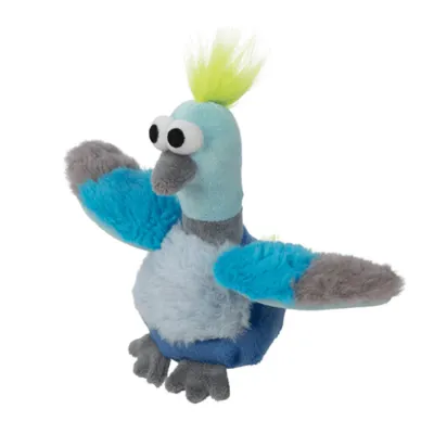 GODOG - Penny the Urban WildLife Pigeon Plush Dog Toy with Chew Guard Technology