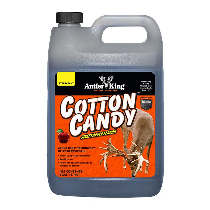 ANTLER KING - Liquid Cotton Candy Attractant, Net Content: 1 Gallon