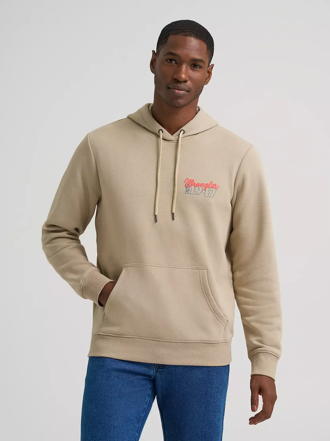 WRANGLER - 1947 Back Logo Graphic Trench Coat Hoodie