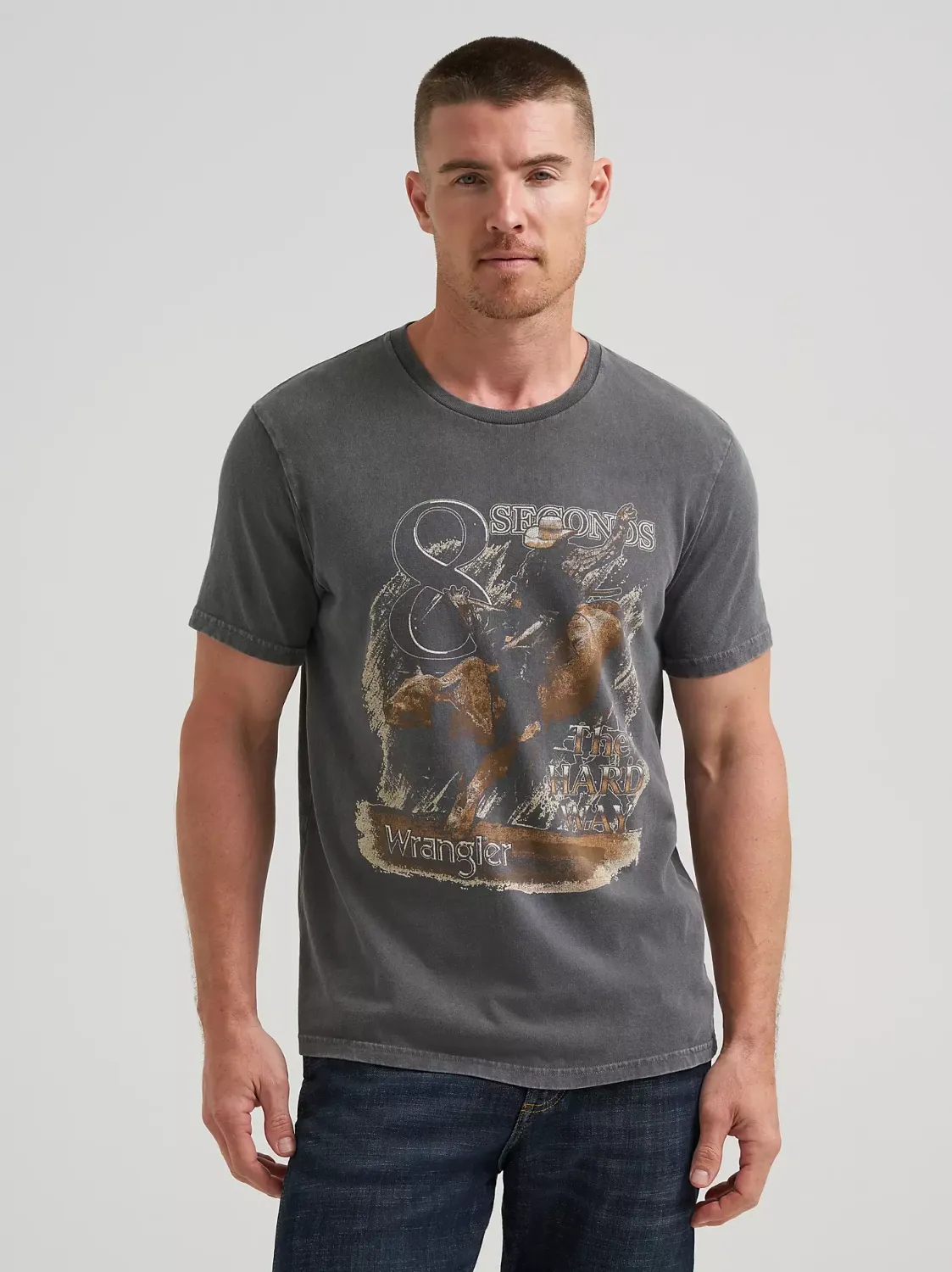 WRANGLER - Hard Way Rodeo Graphic T-Shirt