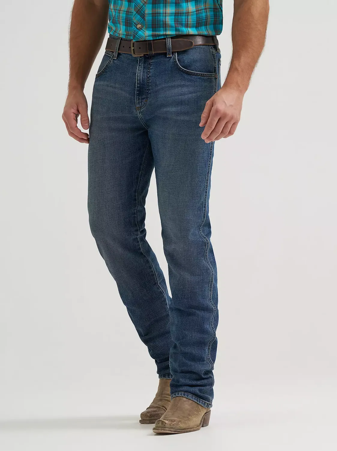 WRANGLER - Whiskey Retro Slim Fit Straight Leg Jean