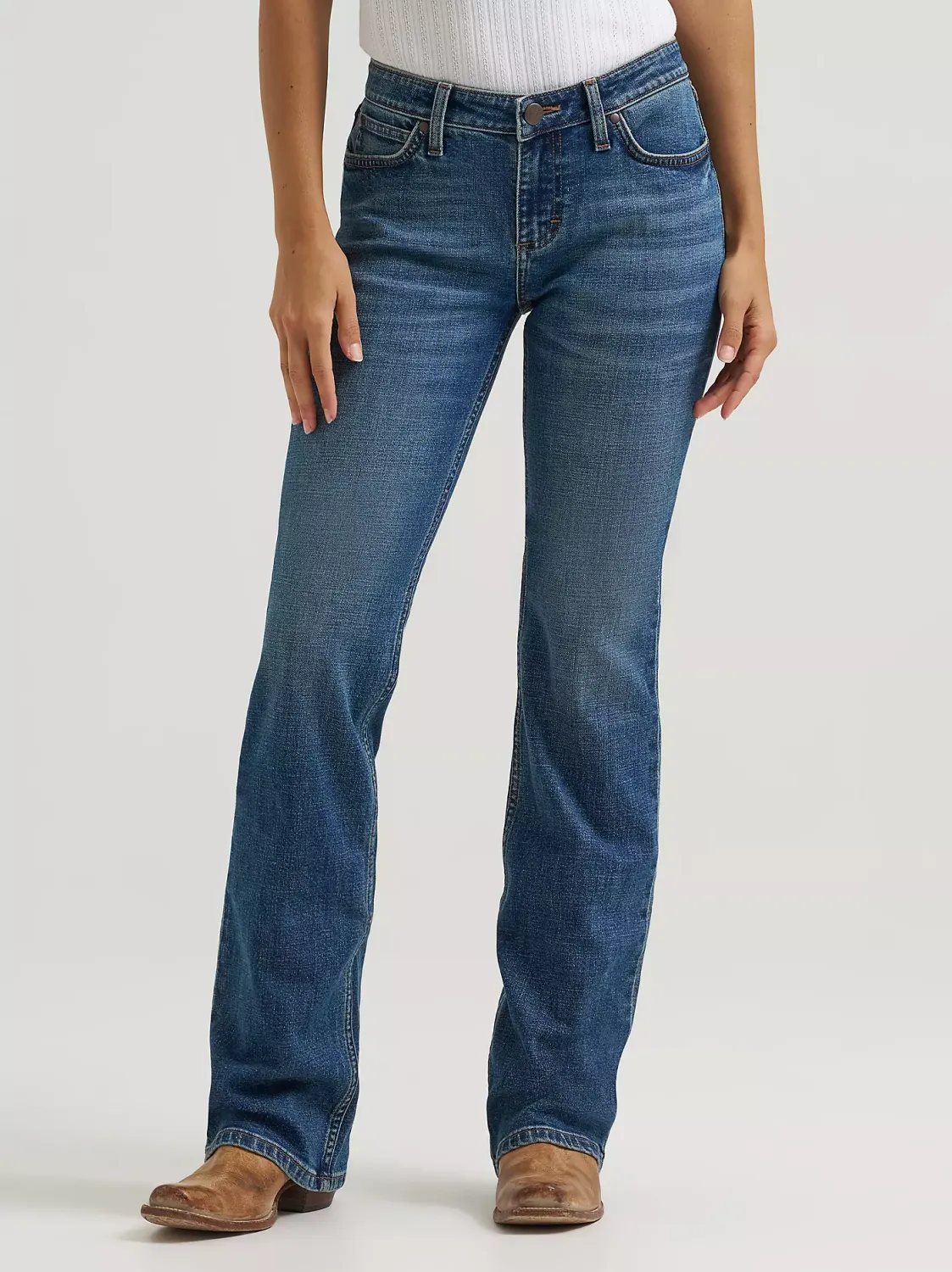 WRANGLER - Marina Retro Mae Mid Rise BootCut Jean