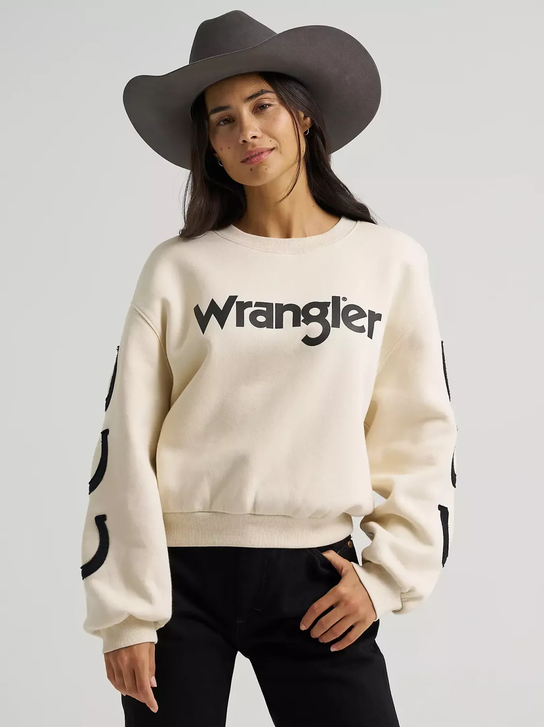 WRANGLER - Lucky Logo Crew Sweatshirt