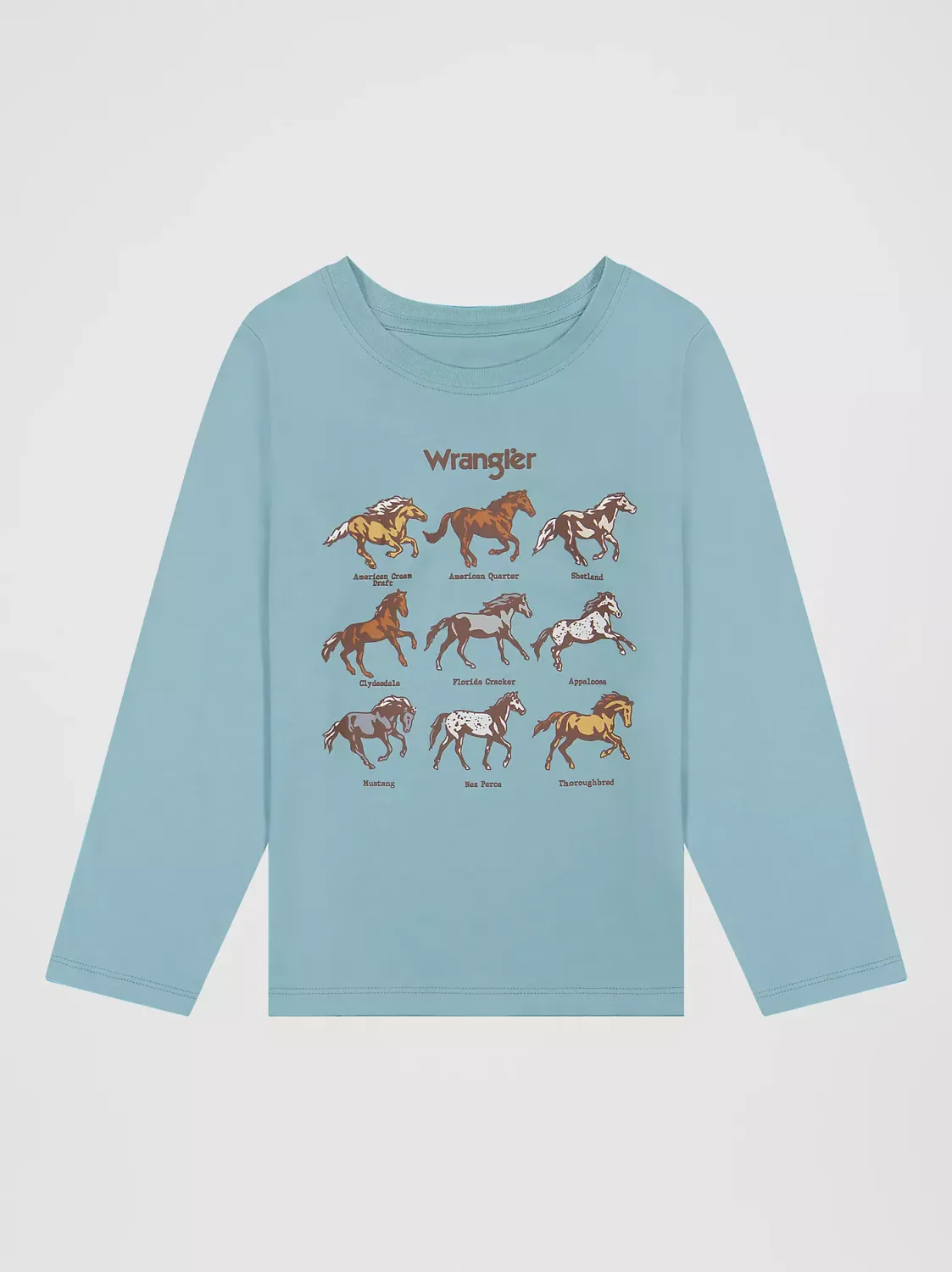 WRANGLER - Girl's Long Sleeve Cowgirl First Graphic Tee
