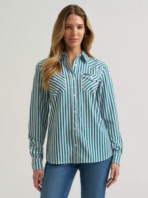 WRANGLER - Aria Performance Shirt Green