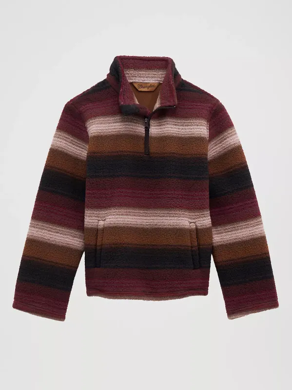 WRANGLER - Boy's Hay Away Quarter-Zip Sherpa Pullover