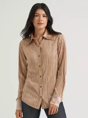WRANGLER - Lainey Wilson X Wrangler Rose Gold Snap Shirt