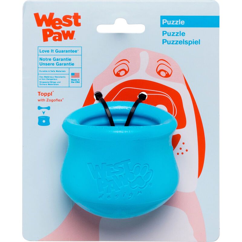 WEST PAW - Aqua Blue Classic Edition Toppl, Size: Small 3''