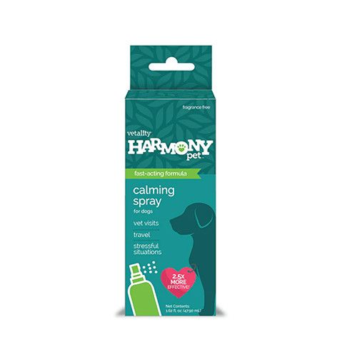 TEVRA BRANDS - Vetality Harmony Pet Calming Spray for Dogs, Net Contents: 1.62 FL oz