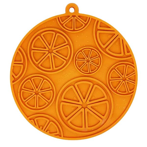 SODAPUP - Citrus Design eMat w/ Suction Cups, Colour: Orange