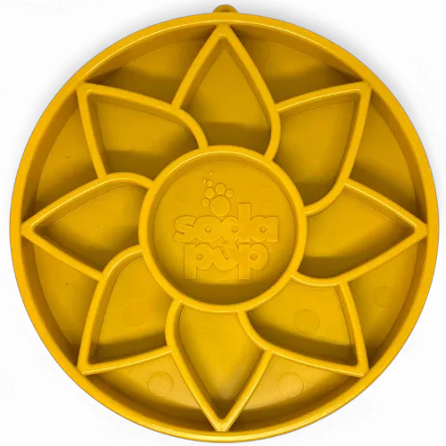 SODAPUP - Sunflower eTray Shallow Slow Feeder Dog Bowl