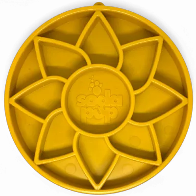SODAPUP - Sunflower eTray Shallow Slow Feeder Dog Bowl