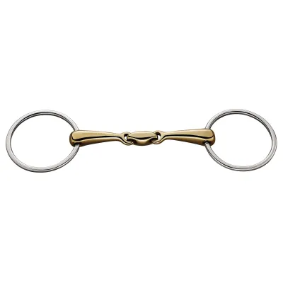SPRENGER - Copper Plus Double Jointed Loose Ring Snaffle