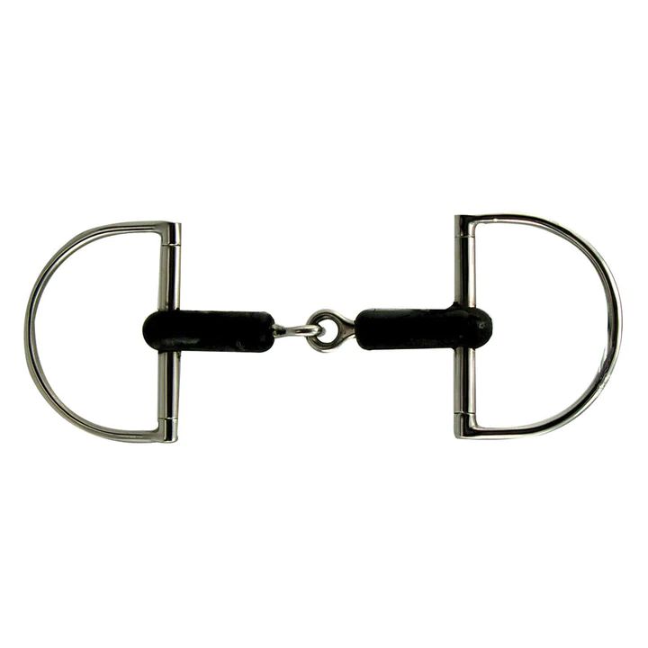 CORONET - Rubber Large Dee-Ring Snaffle