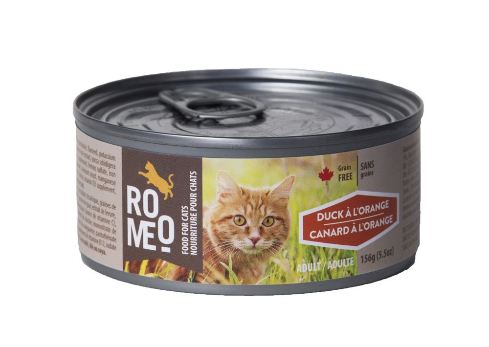 ROMEO - Duck à l'Orange Grain-Free Adult Cat Wet Food, Size: 5.5oz