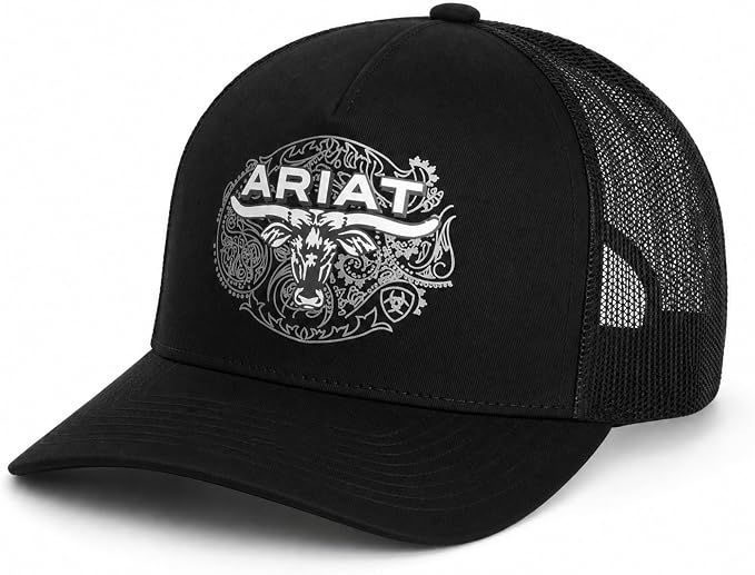 ARIAT - Longhorn Paisley Trucker SnapBack Hat