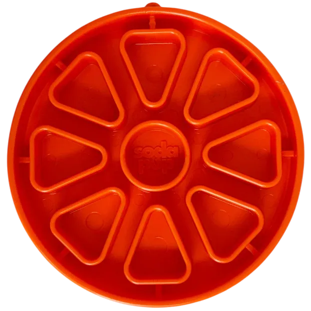 SODAPUP - Citrus Softie eTray Shallow Slow Feeder Dog Bowl