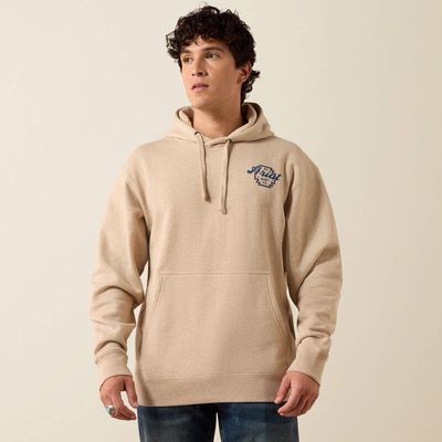 ARIAT - Bison Archer Oatmeal Hoodie