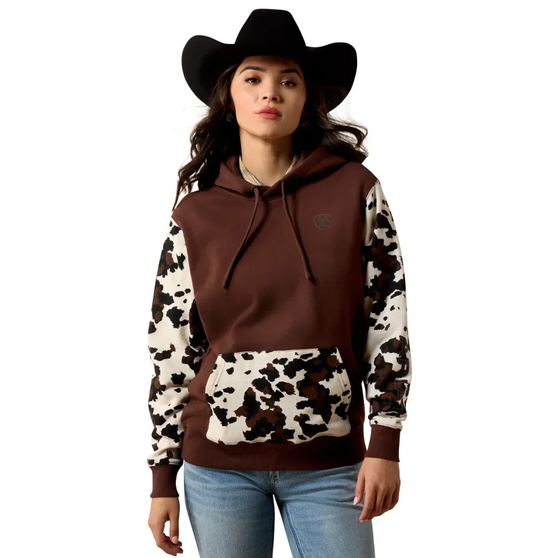ARIAT - Logo 2.0 Printed Hoodie Chicory Coffee