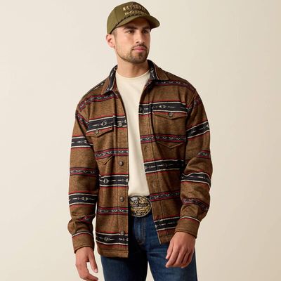 ARIAT - Caldwell Printed Shirt Toffee Serape Jacket
