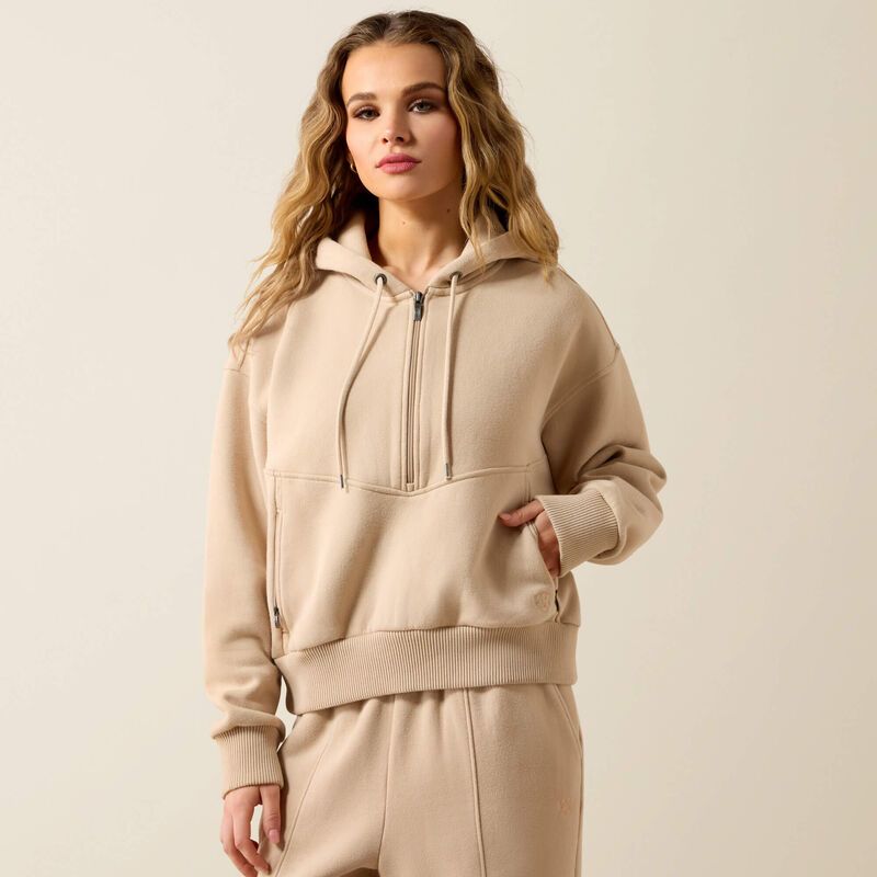 ARIAT - Moonstone Compass 1/2 Zip Sweatshirt