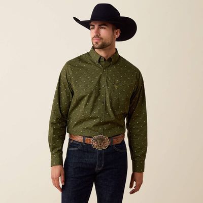 ARIAT - Chad Classic Fit Grape Leaf Shirt