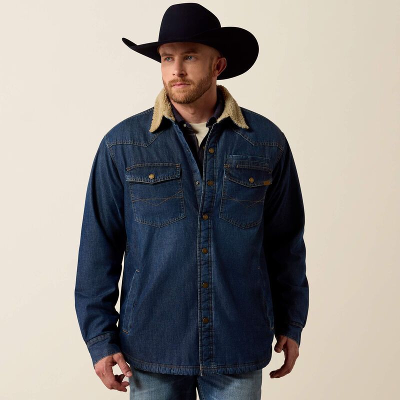 ARIAT - Sherpa Lined Shirt Jacket