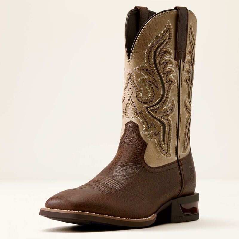 ARIAT - Amber Toffee Conquer Wide Square Toe Cowboy Boot