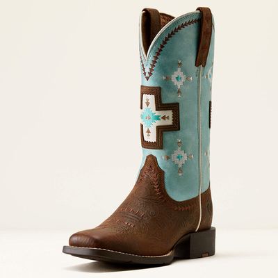 ARIAT - Watercolor Round Up Cantina Wide Square Toe Western Boot