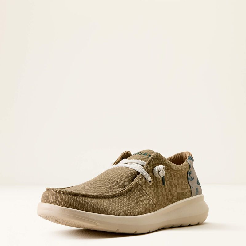 ARIAT - Tan / Waterfowl Flight Hilo Shoe