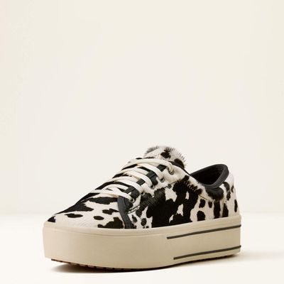 ARIAT - Black &amp; White Hair On Skylar Slip On Shoe