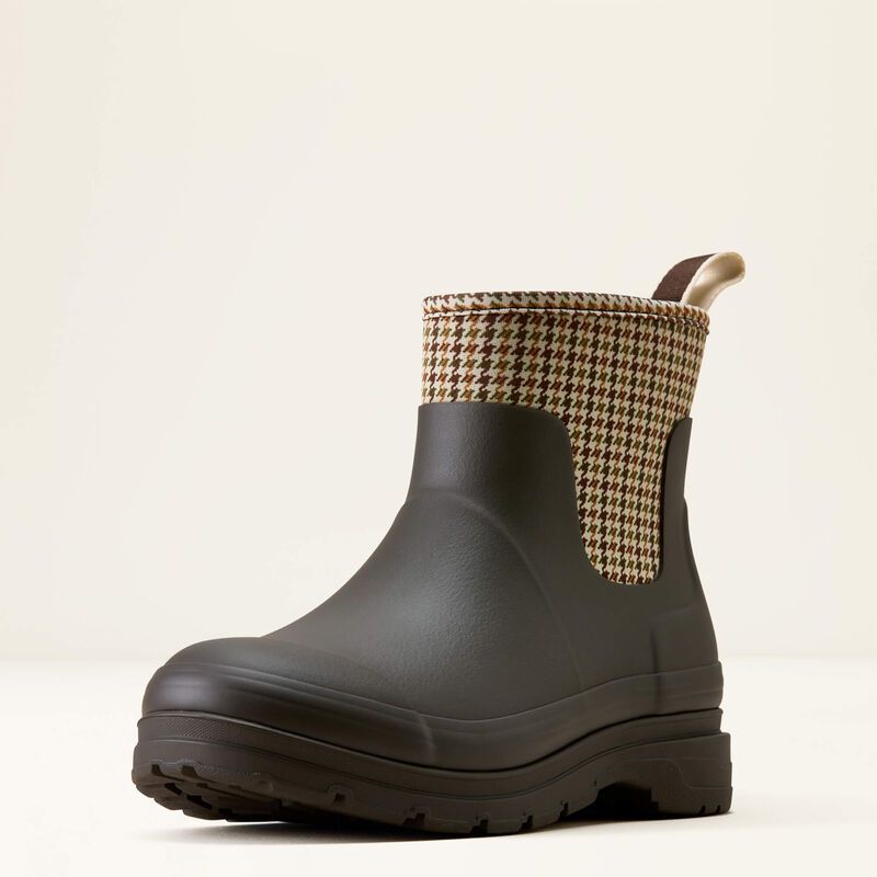 ARIAT - Tan Twill Kelmarsh Shortie Rubber Boot