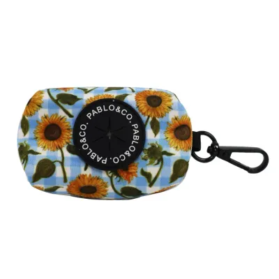 PABLO &amp; CO - Sunny Sunflowers Poop Bag Holder