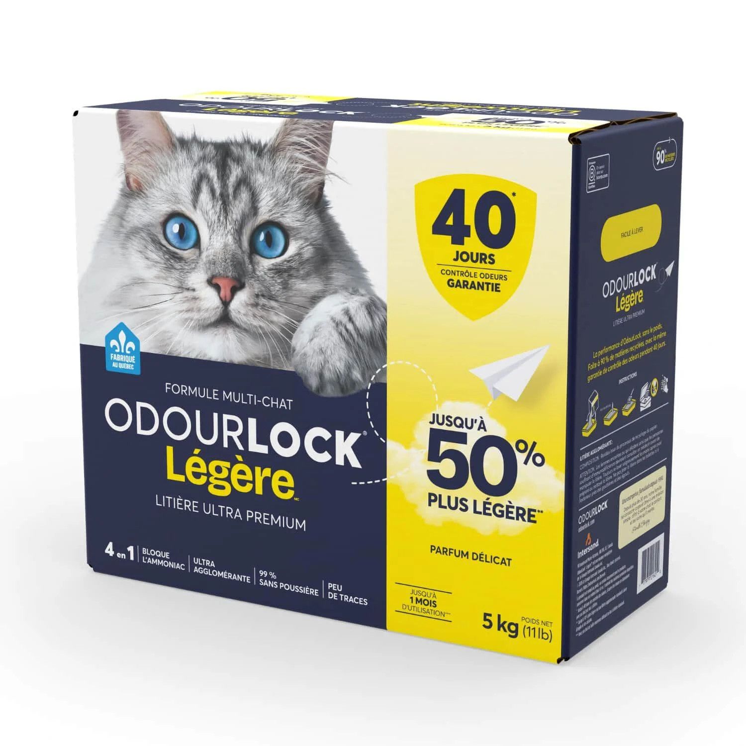 INTERSAND - Odourlock Multi-Cat Lightweight Litter, Net Weight: 5kg