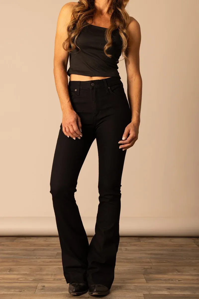 KIMES RANCH - Jennifer Western Black Jeans