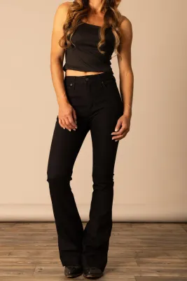 KIMES RANCH - Jennifer Western Black Jeans