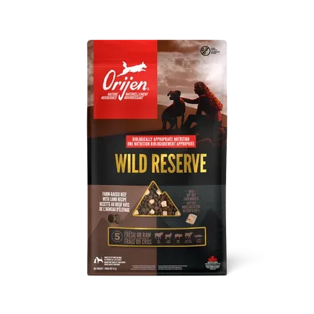 ORIJEN - Wild Reserve Farm-Raised Beef &amp; Lamb Recipe