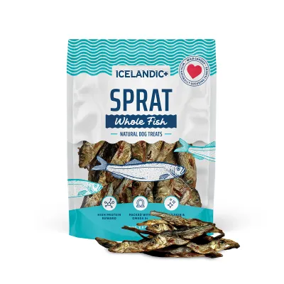 ICELANDIC+ - Sprat Whole Fish Dog Treats