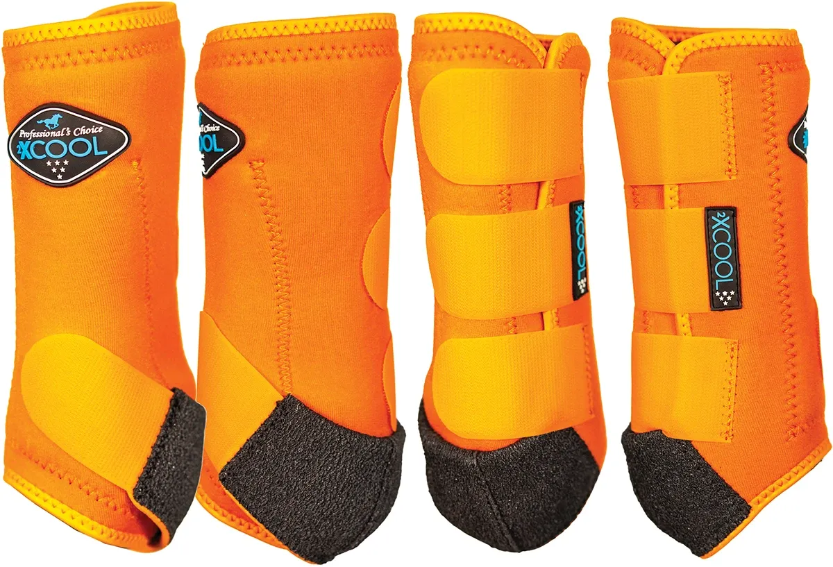 PROFESSIONAL'S CHOICE - Sports Medecine 2XCOOL Orange 4Pack Boots