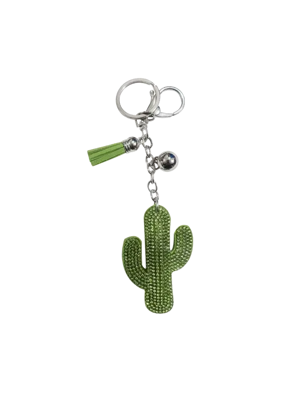 LUXY CHARMS - Bling Cactus Keychain
