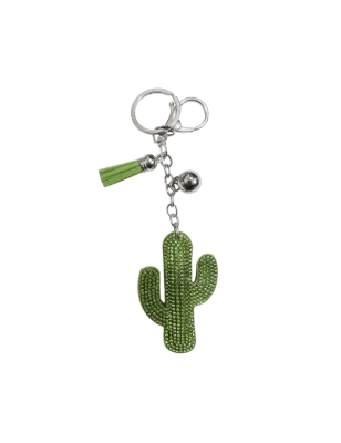LUXY CHARMS - Bling Cactus Keychain