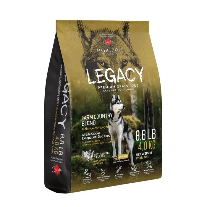 HORIZON LEGACY - High Protein Farm Country Blend Fish Recipe, Net Weight: 4kg