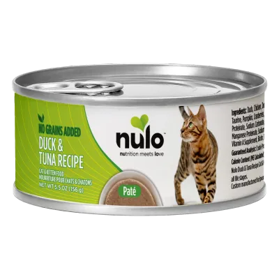 NULO - Grain-Free Paté Duck &amp; Tuna Recipe for Cats
