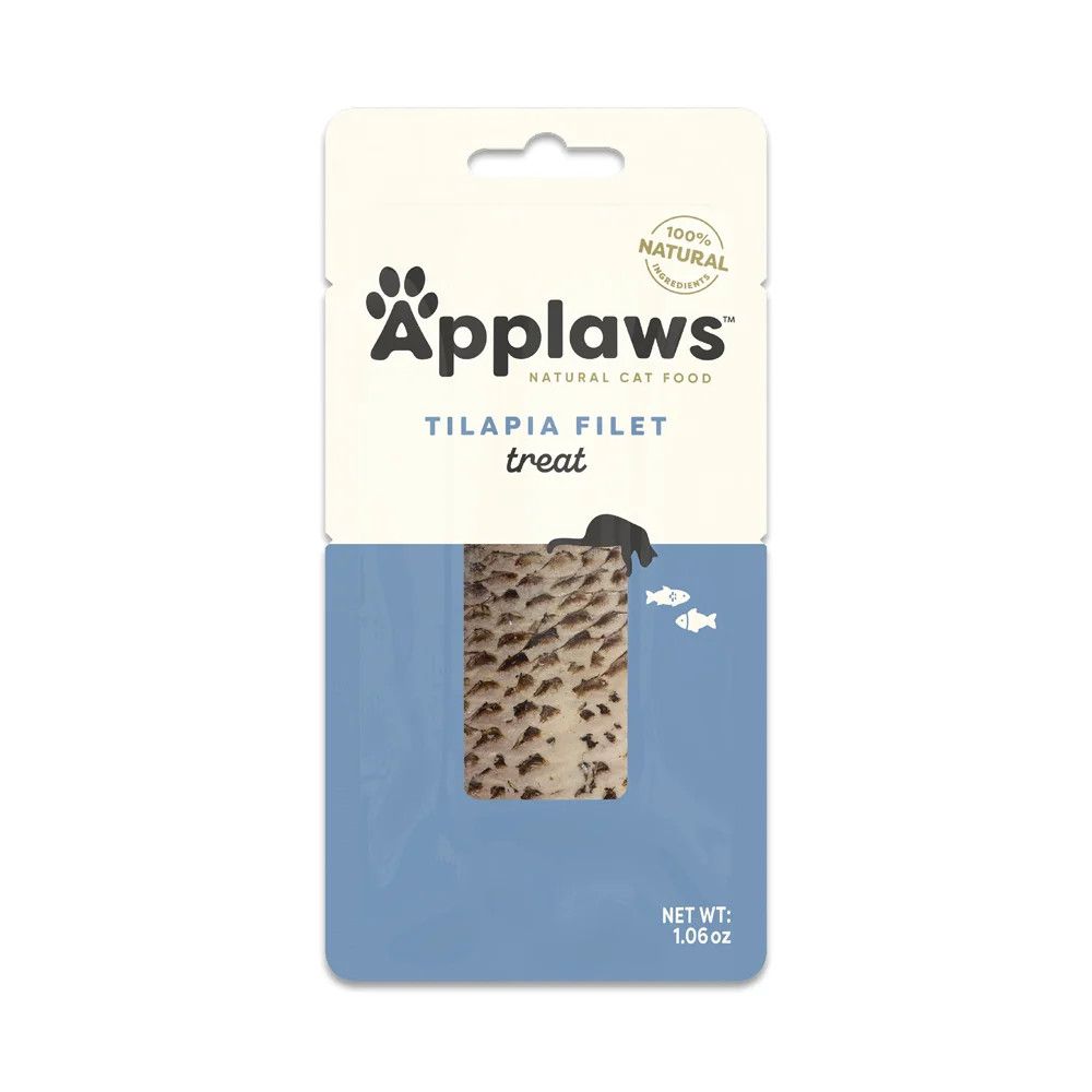 APPLAWS - Natural Tilapia Fillet Treat, Net Weight: 30g