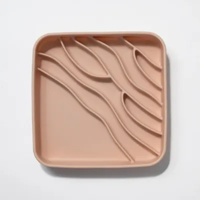 DOGGED - Beach Slow Feeder Rose Water Bowl