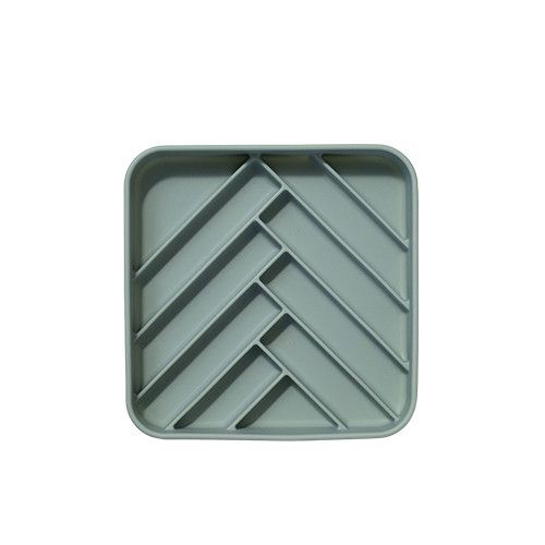 DOGGED - Chevron Slow Feeder Seafoam Bowl, Colour: Seafoam